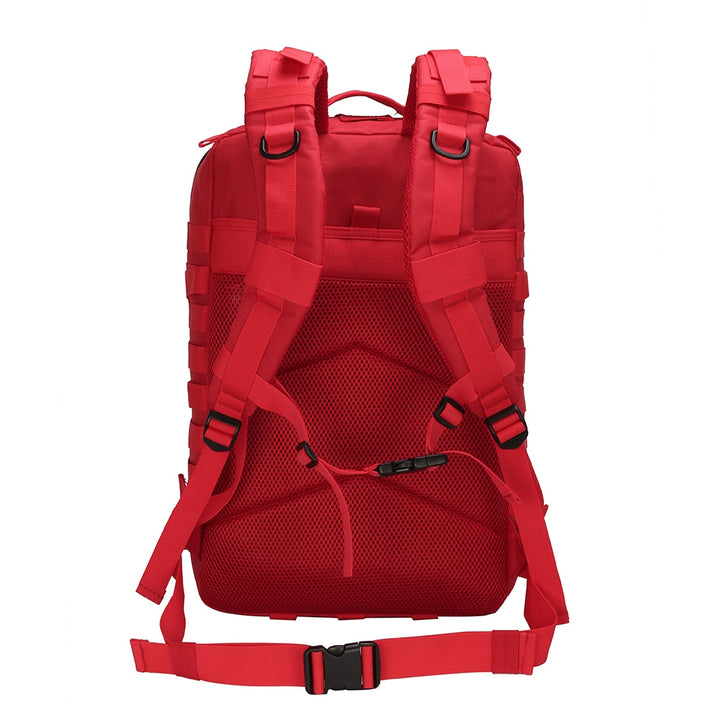 sac crossfit militaire rouge de dos