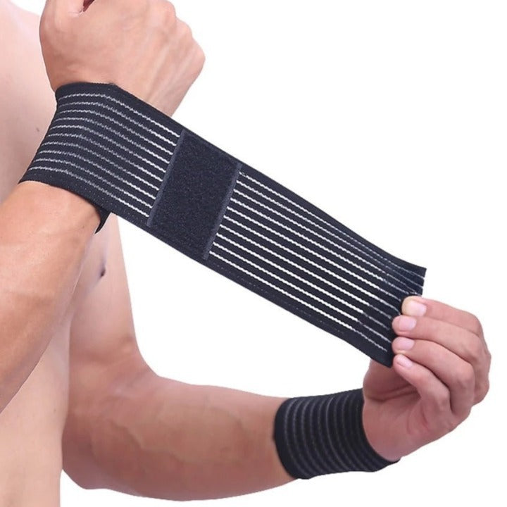 Bande de Poignet Élastique Musculation noir