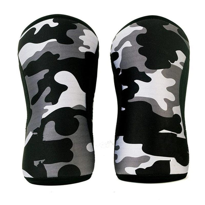 genouillère de sport crossfit neoprene 7mm camouflage gris