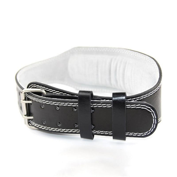 Ceinture Lombaire Musculation Cuir noir