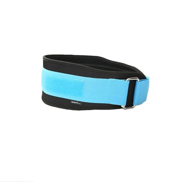 Ceinture Lombaire musculation en nylon bleu