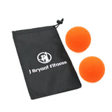 balle de massage orange avec sacoche
