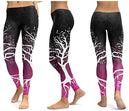 Legging femme sport fitness motif arbre