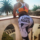 Legging de sport femme "I LOVE SQUAT"