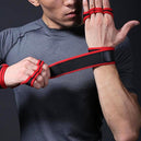 Manique CrossFit avec protégés poignet rouge