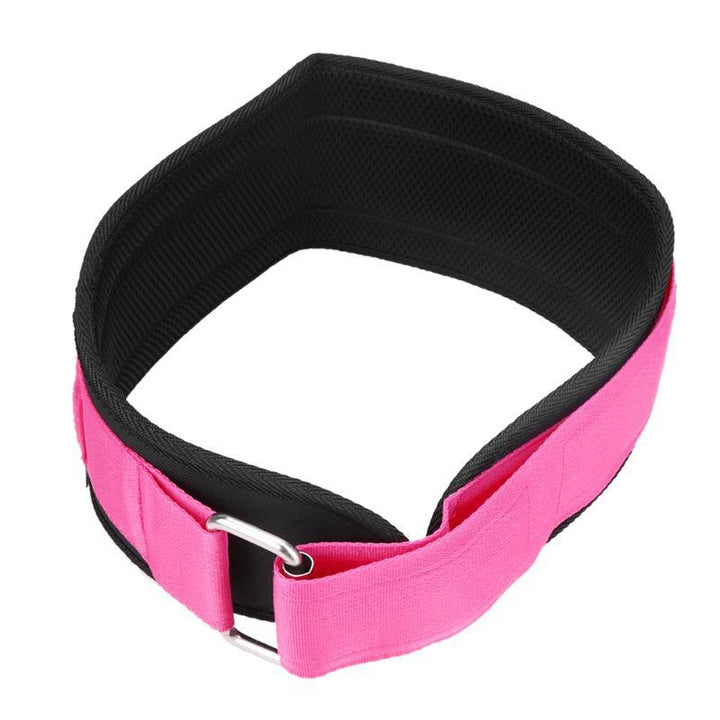 Ceinture Lombaire musculation en nylon rose